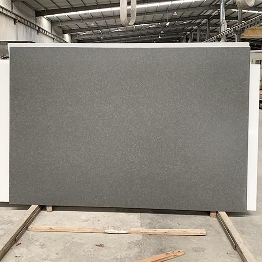 Leathred finishing quartz jumbo slab