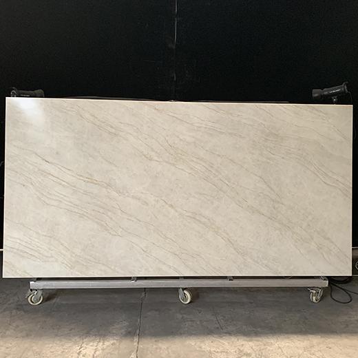 Taj Mahal quartz surface slab manufacturer