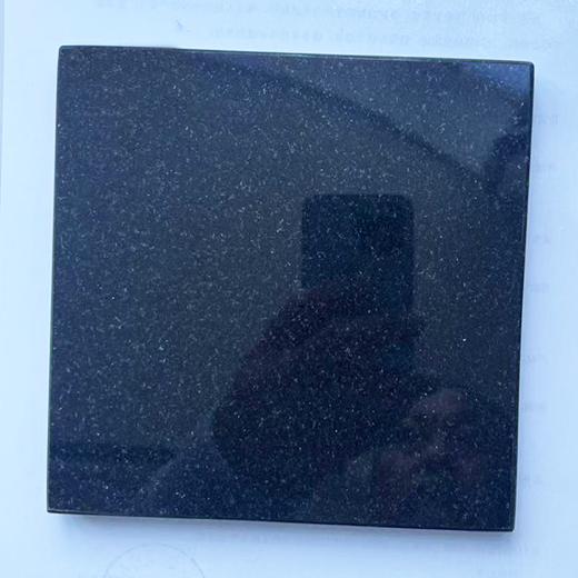 Pure black granite tombstone supplier
