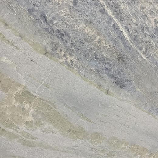 Translucent crystal blue marble slab