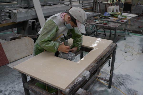 Where Do You Fabricate The Cut To Size Tiles Or Countertop For Your Contracted Project?
